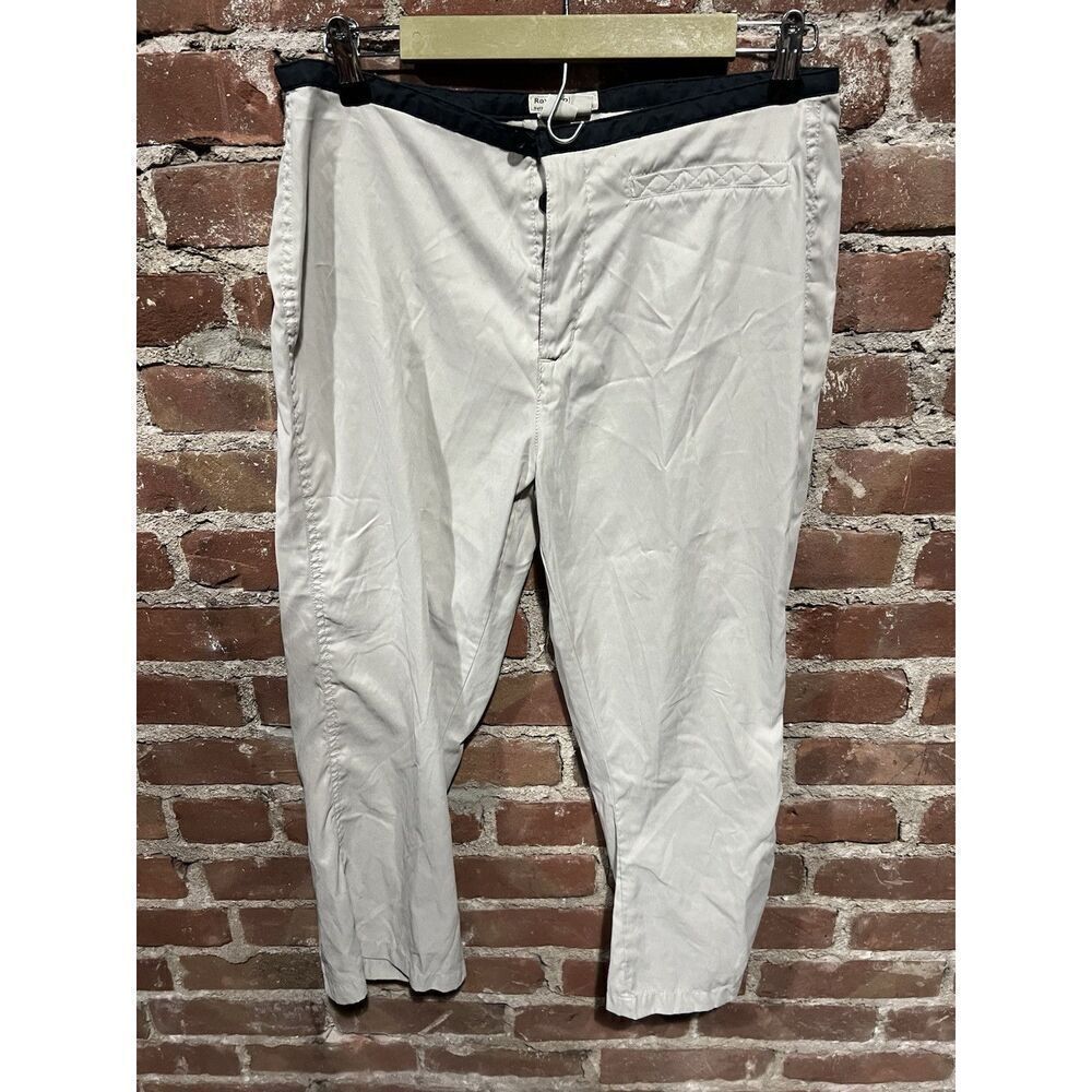 Royal Robbins Pants Womans 12 Chino Capri Khaki Patch Pockets